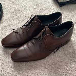 Dark Brown Leather Oxford shoe- Mr B’s Collection by Aldo